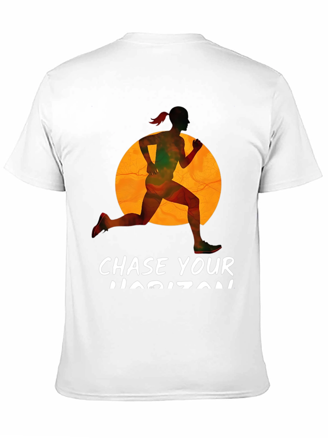 Chase Your Horizon Black Graphic Tee
