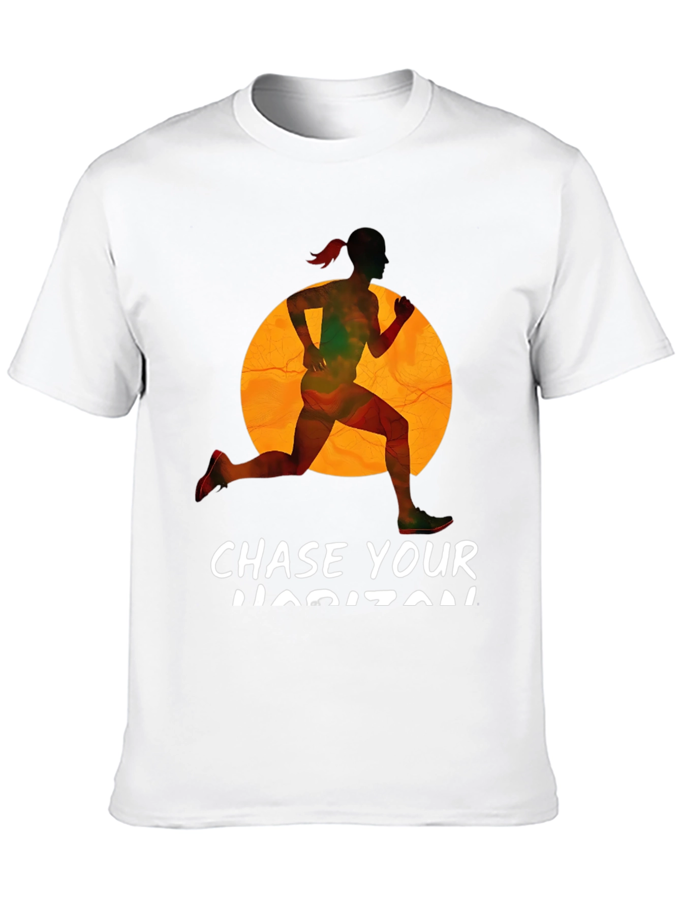 Chase Your Horizon Black Graphic Tee
