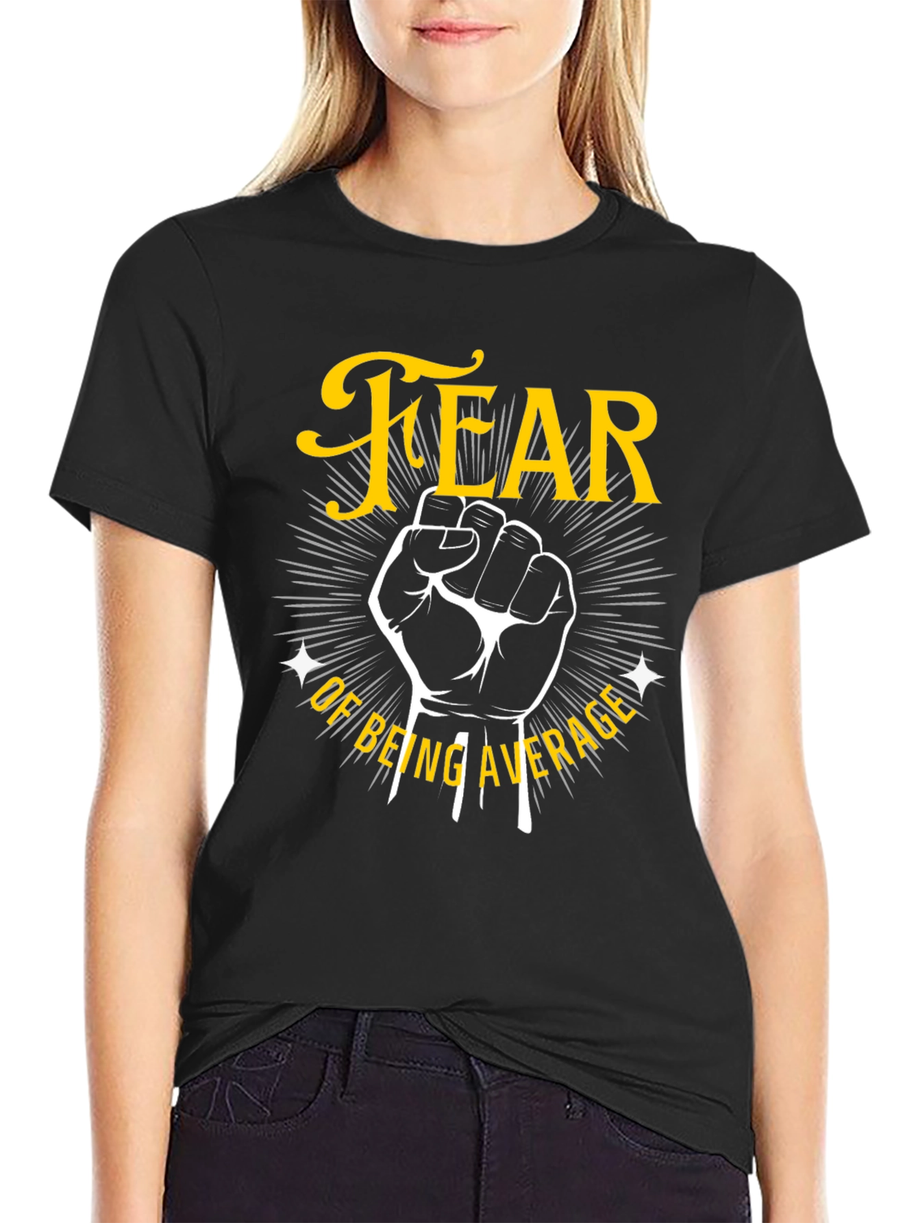 Fear of Being Average Graphic Tee