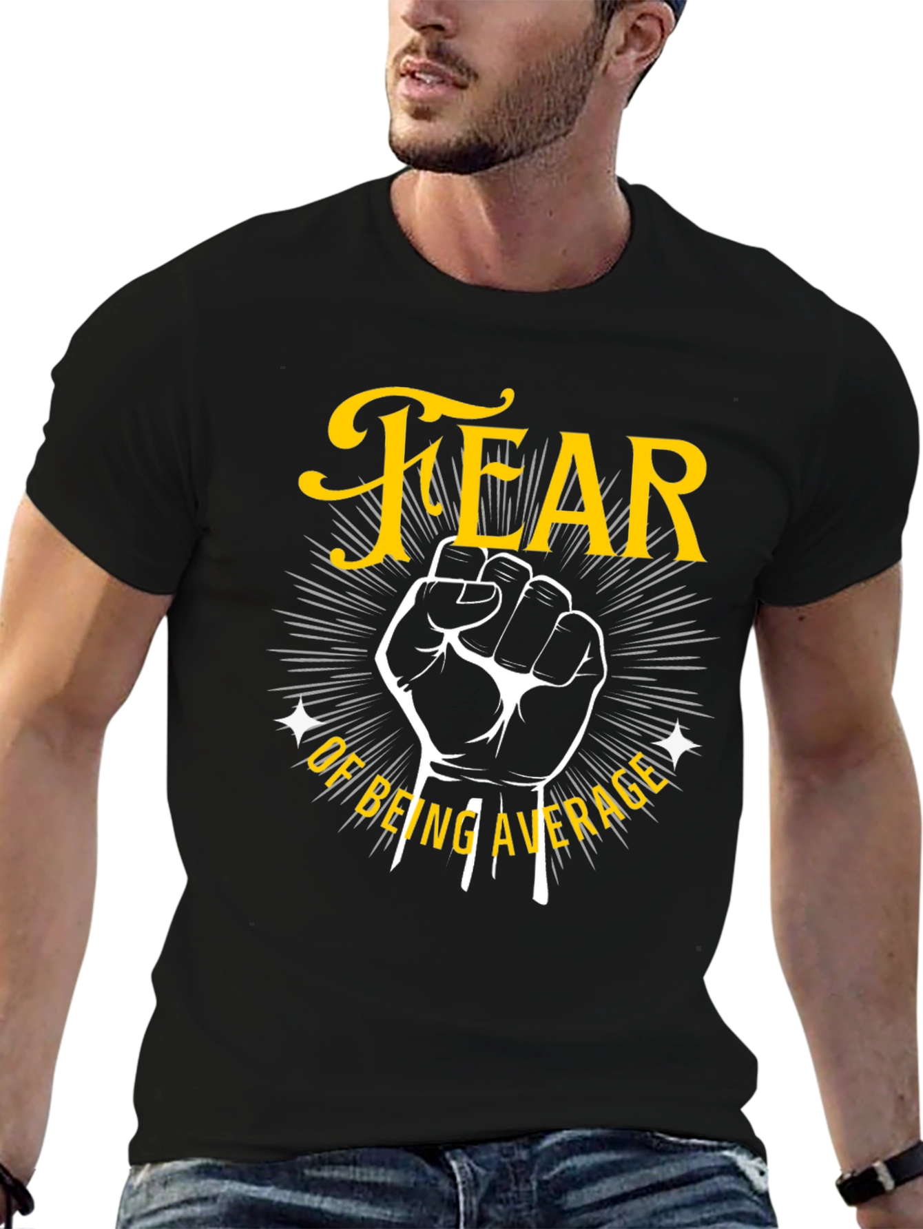 Fear of Being Average Graphic Tee
