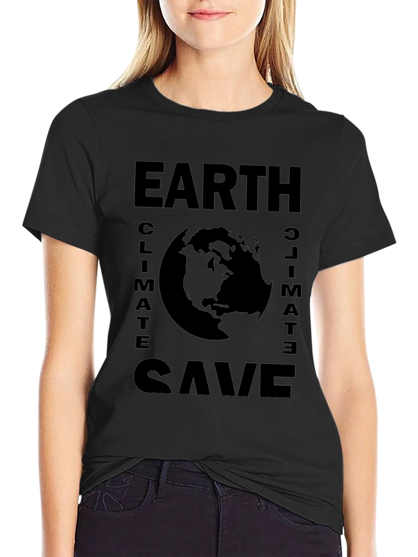 Save the Earth Graphic Tee - Climate Change Awareness