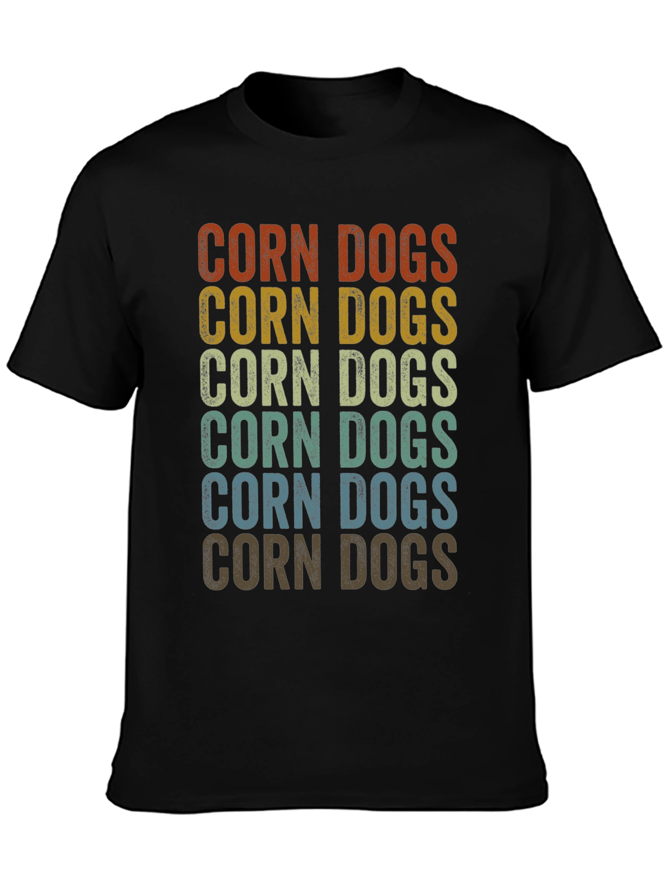 Retro Corn Dogs Graphic T-Shirt