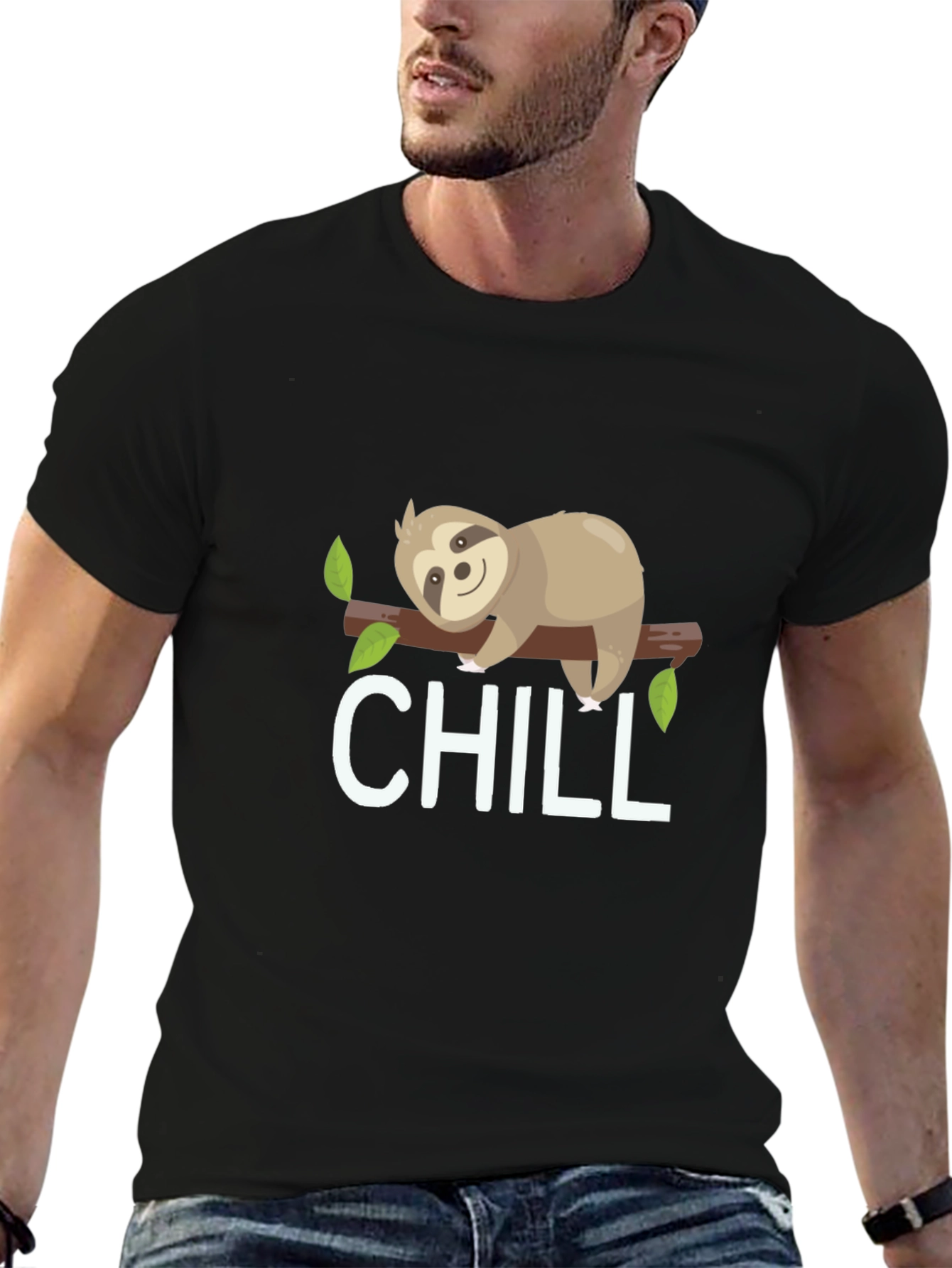 Chill Sloth T-Shirt - Relaxed Comfy Fit