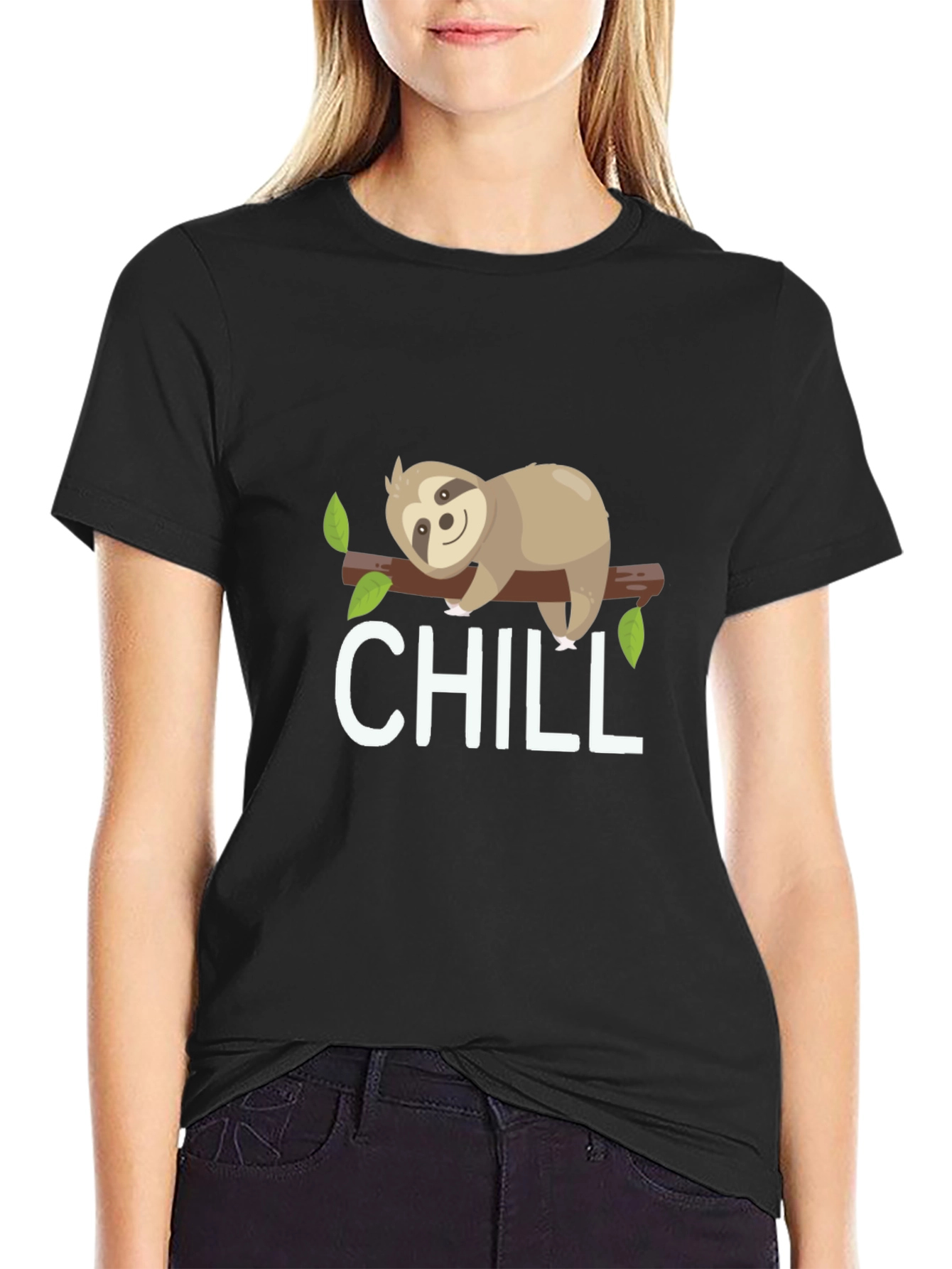 Chill Sloth T-Shirt - Relaxed Comfy Fit