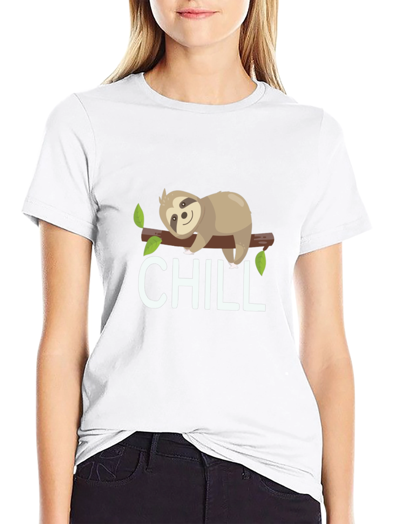 Chill Sloth T-Shirt - Relaxed Comfy Fit