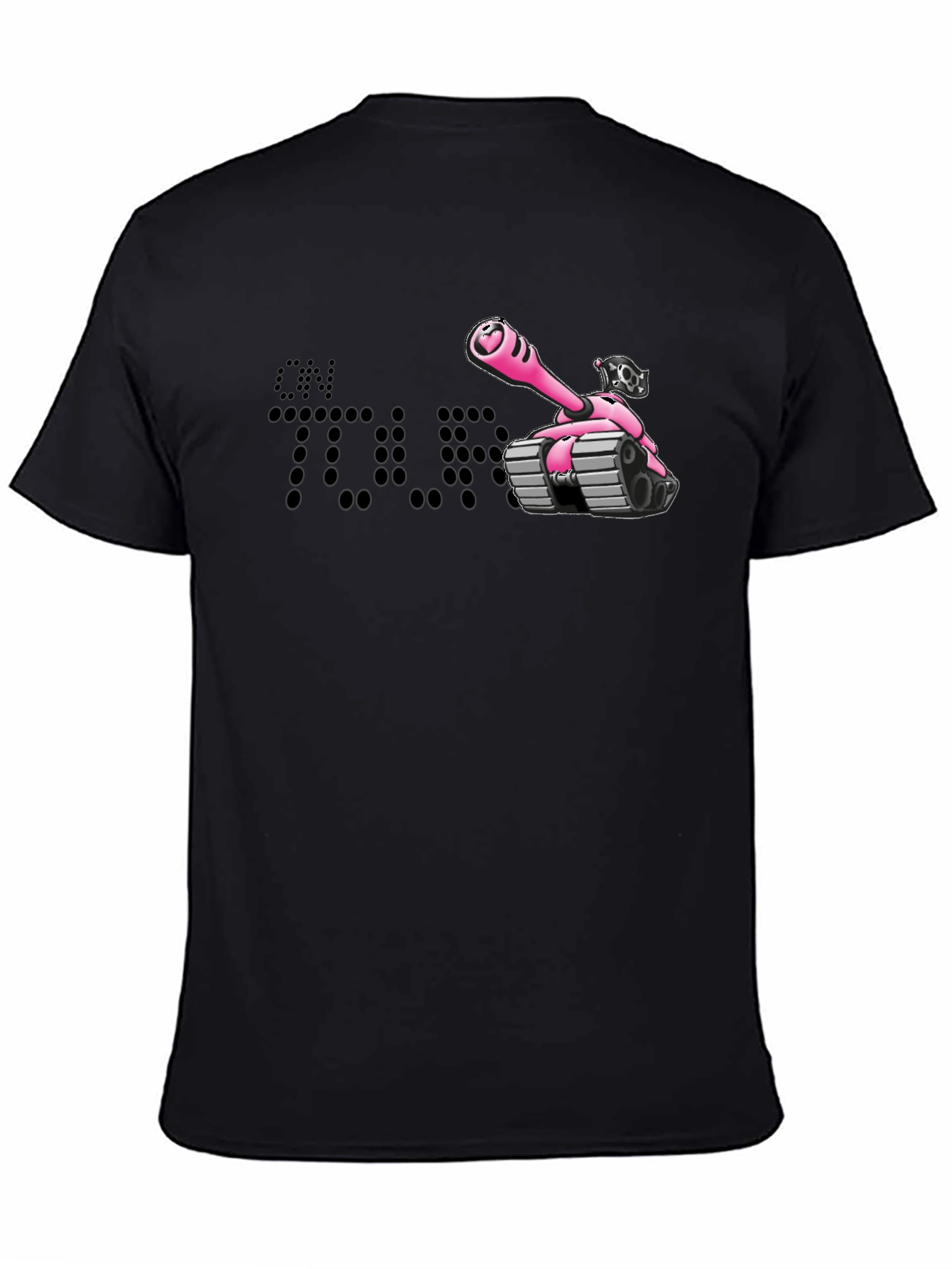 On Tour Tank Graphic Tee - Black