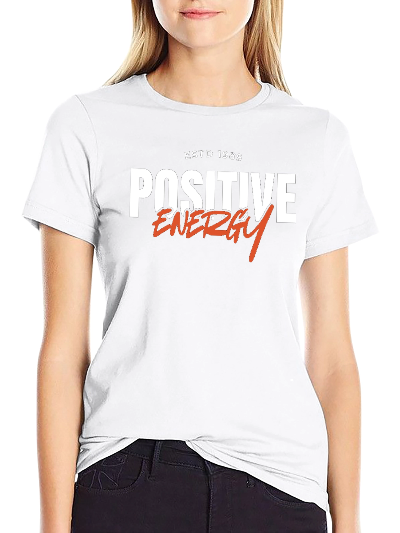 Positive Energy Black Graphic Tee