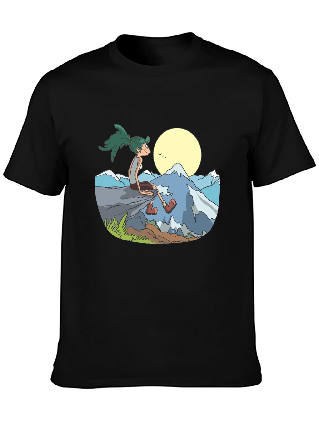Nature Scene Graphic T-Shirt