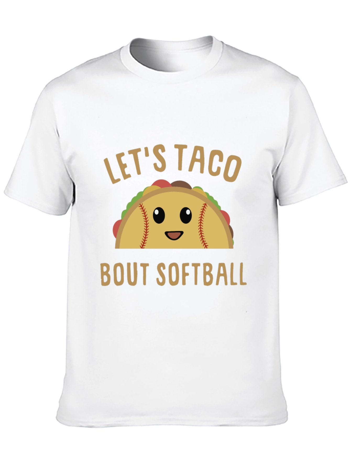 Lets Taco Bout Softball Graphic Tee