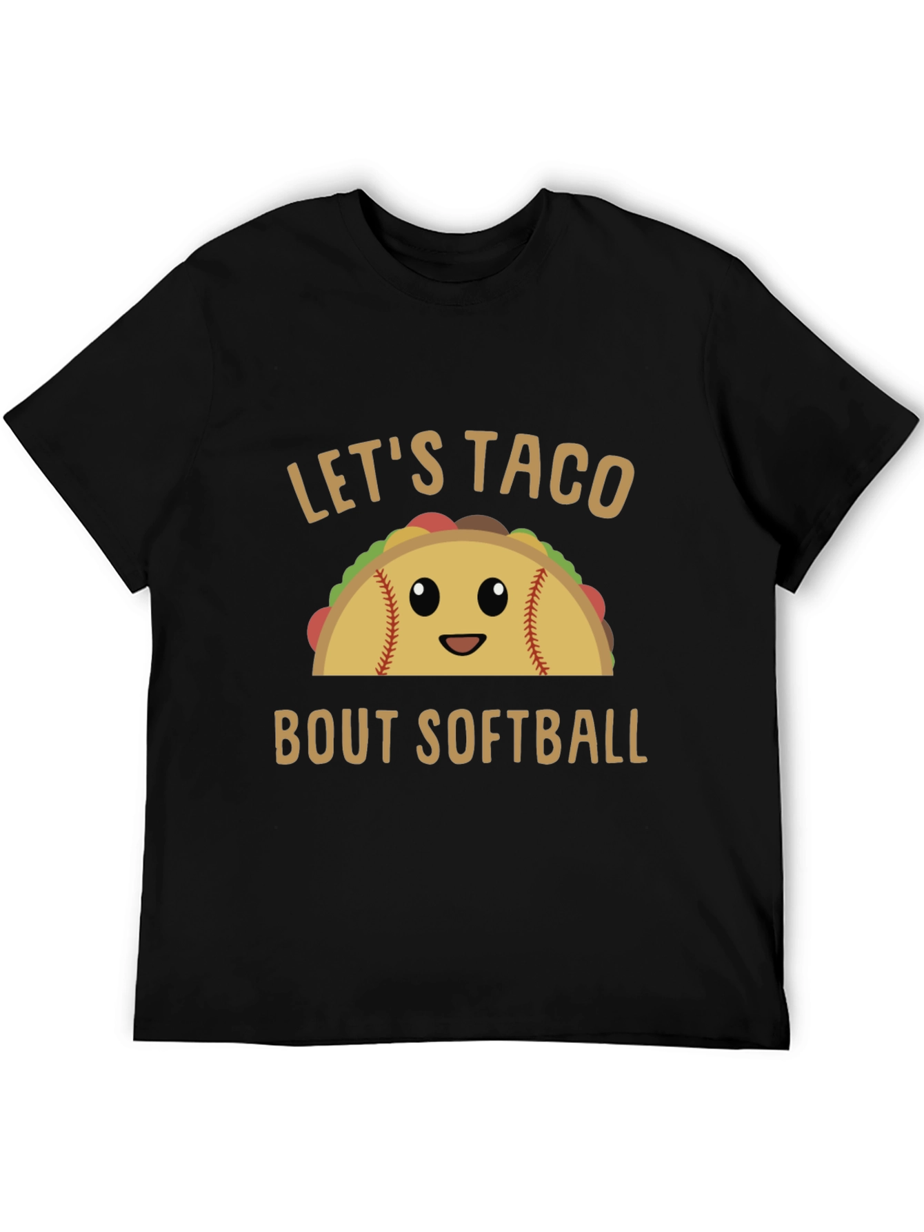 Lets Taco Bout Softball Graphic Tee