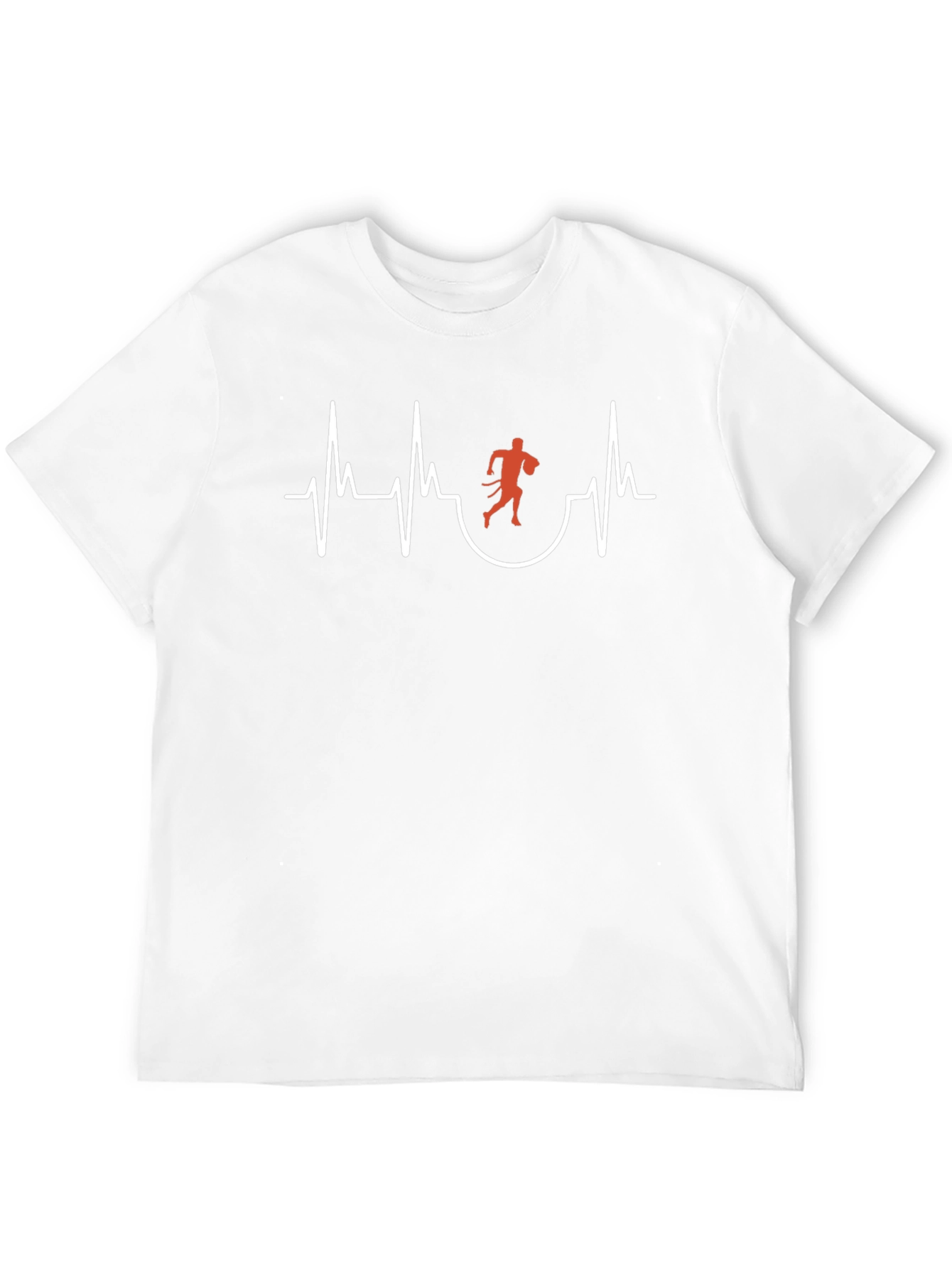 Heartbeat Runner Graphic Tee - Black