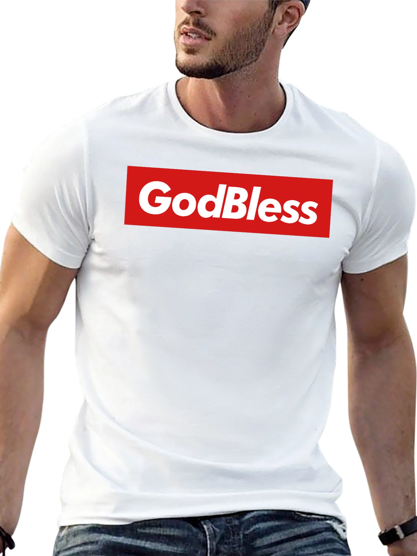 GodBless Graphic Tee - Trendy Religious T-Shirt