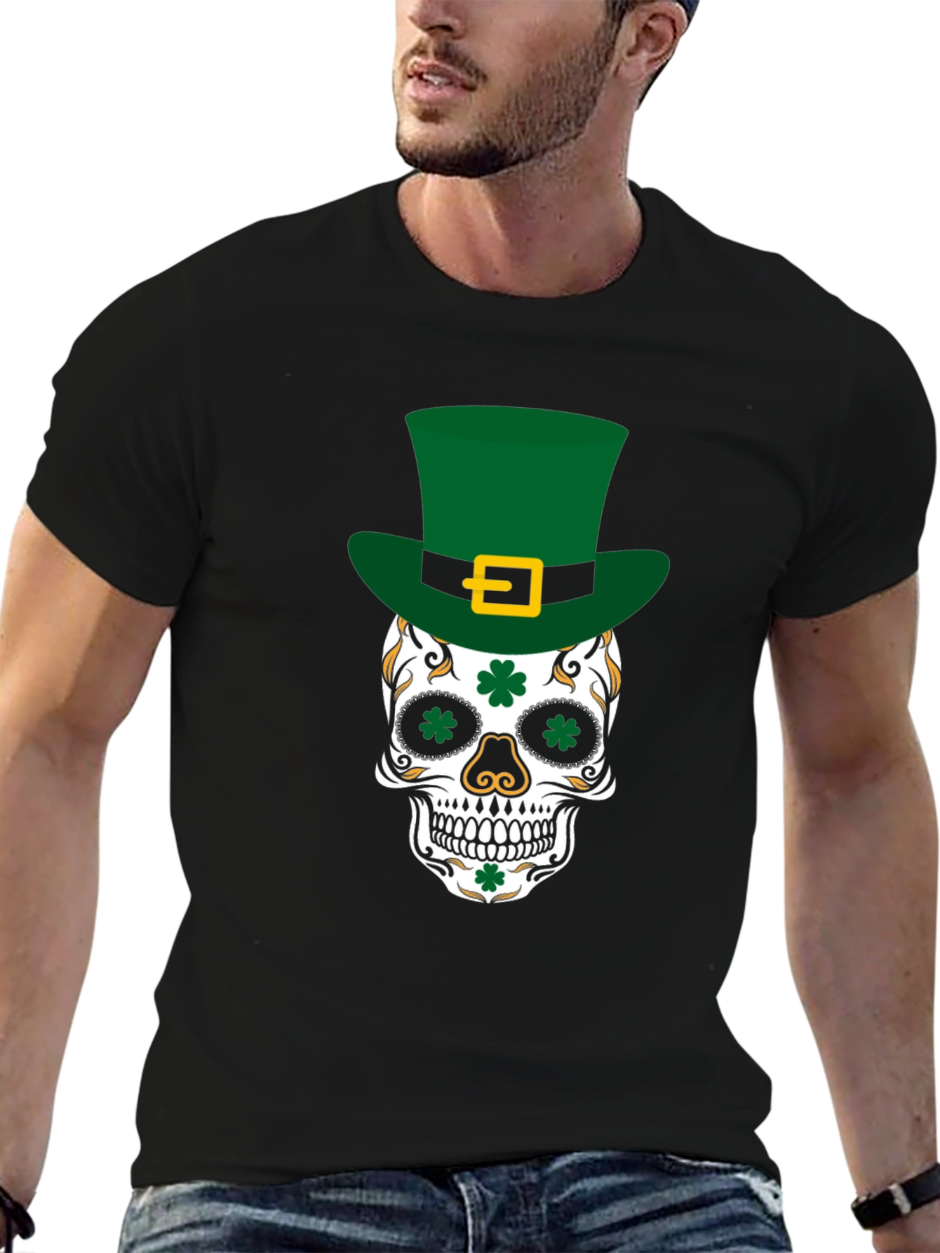 Lucky Skull St. Patricks Day T-Shirt
