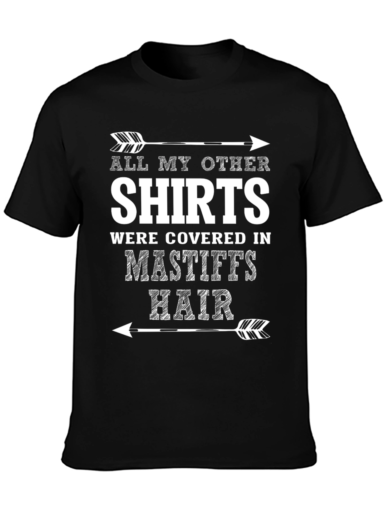 Mastiff Hair Arrow T-Shirt