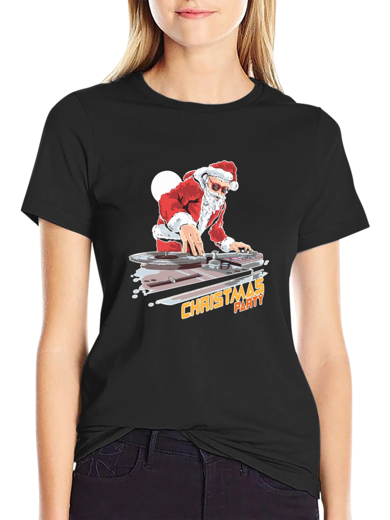 DJ Santa Christmas Party T-Shirt