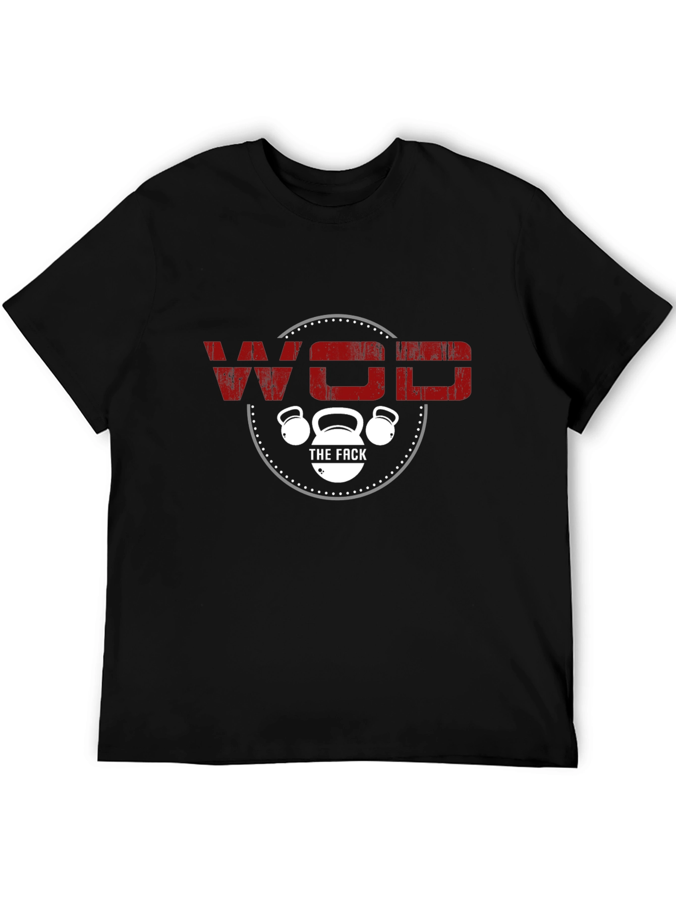 WOD The Fack Kettlebell Black T-Shirt