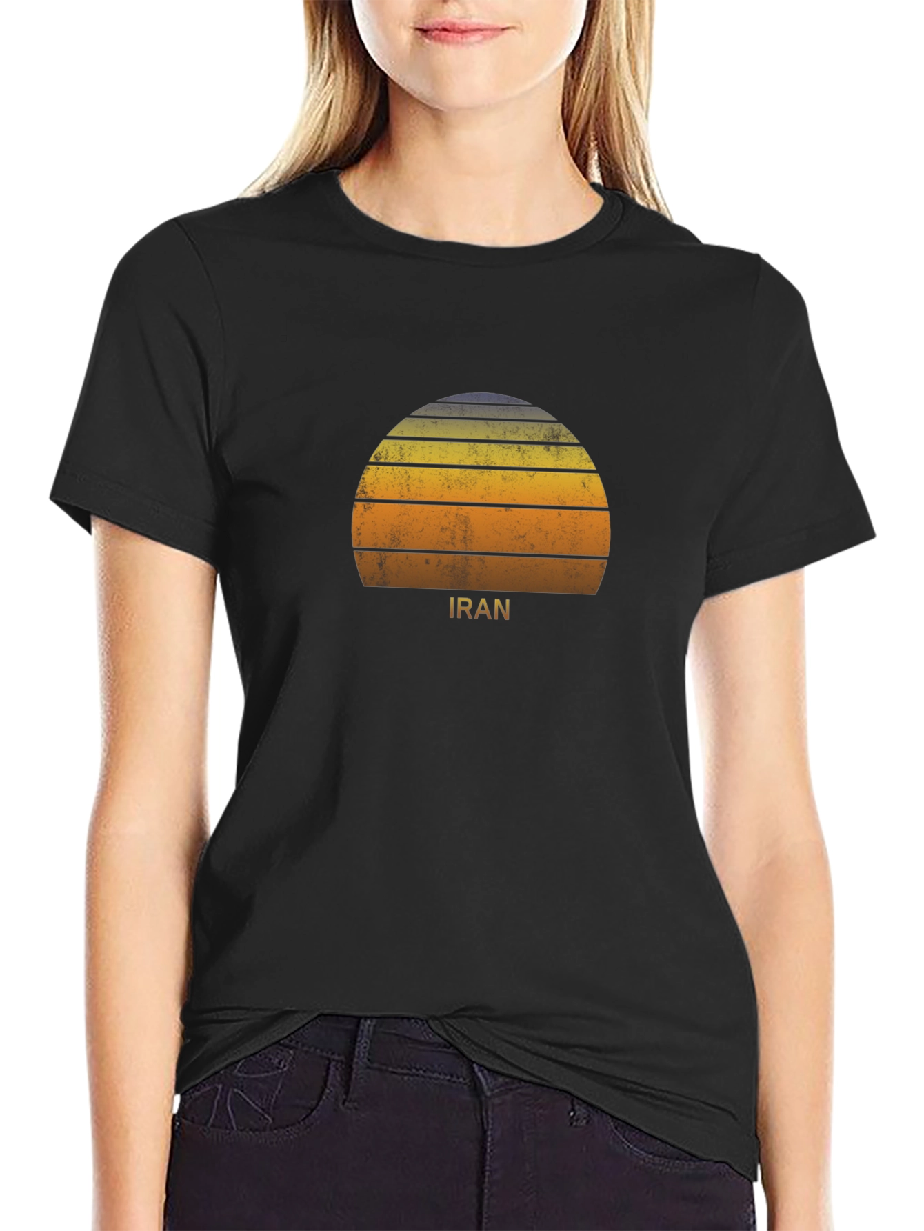 Iran Sunset T-Shirt - Retro Graphic Tee
