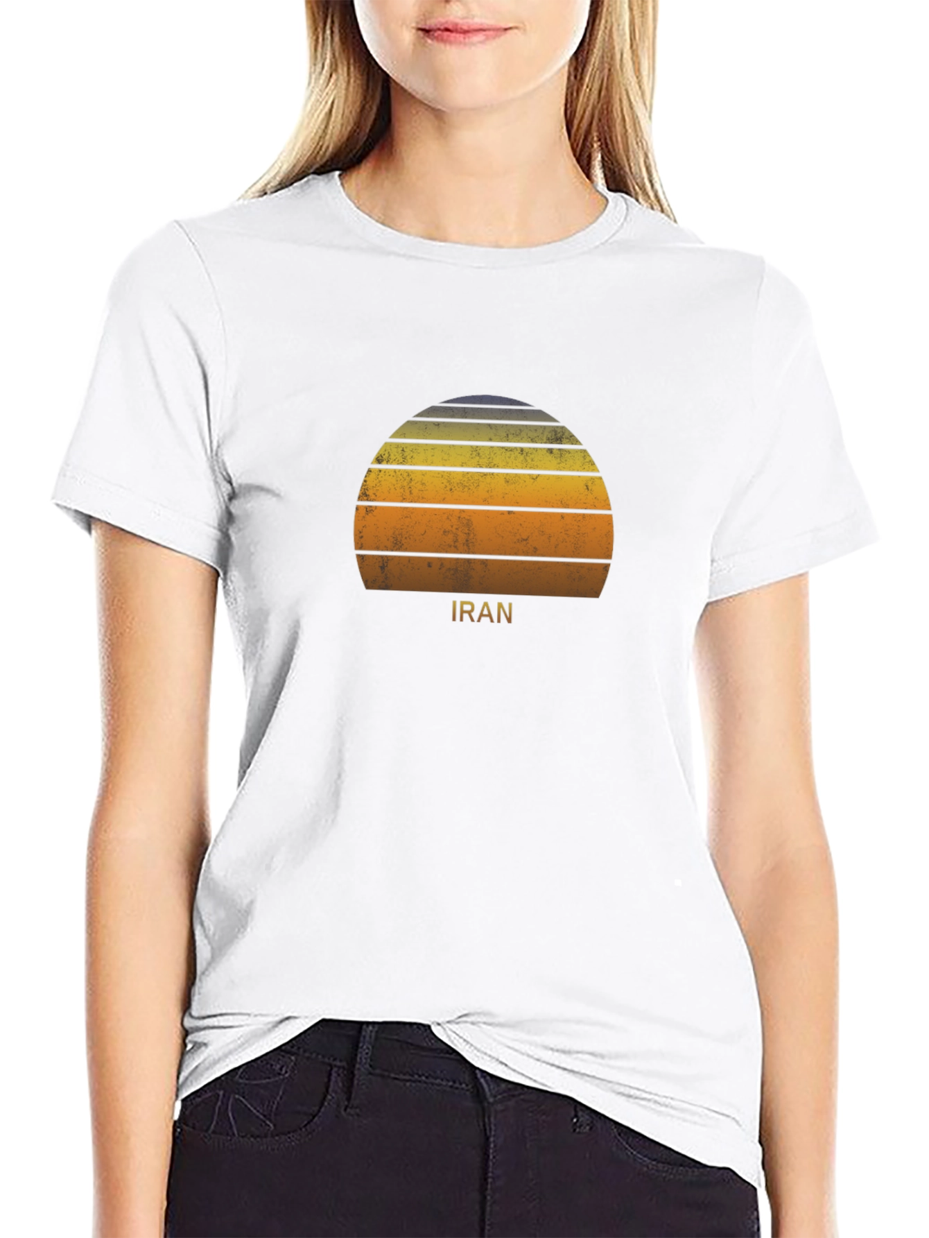 Iran Sunset T-Shirt - Retro Graphic Tee
