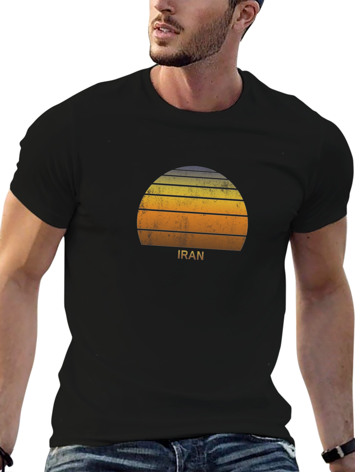 Iran Sunset T-Shirt - Retro Graphic Tee