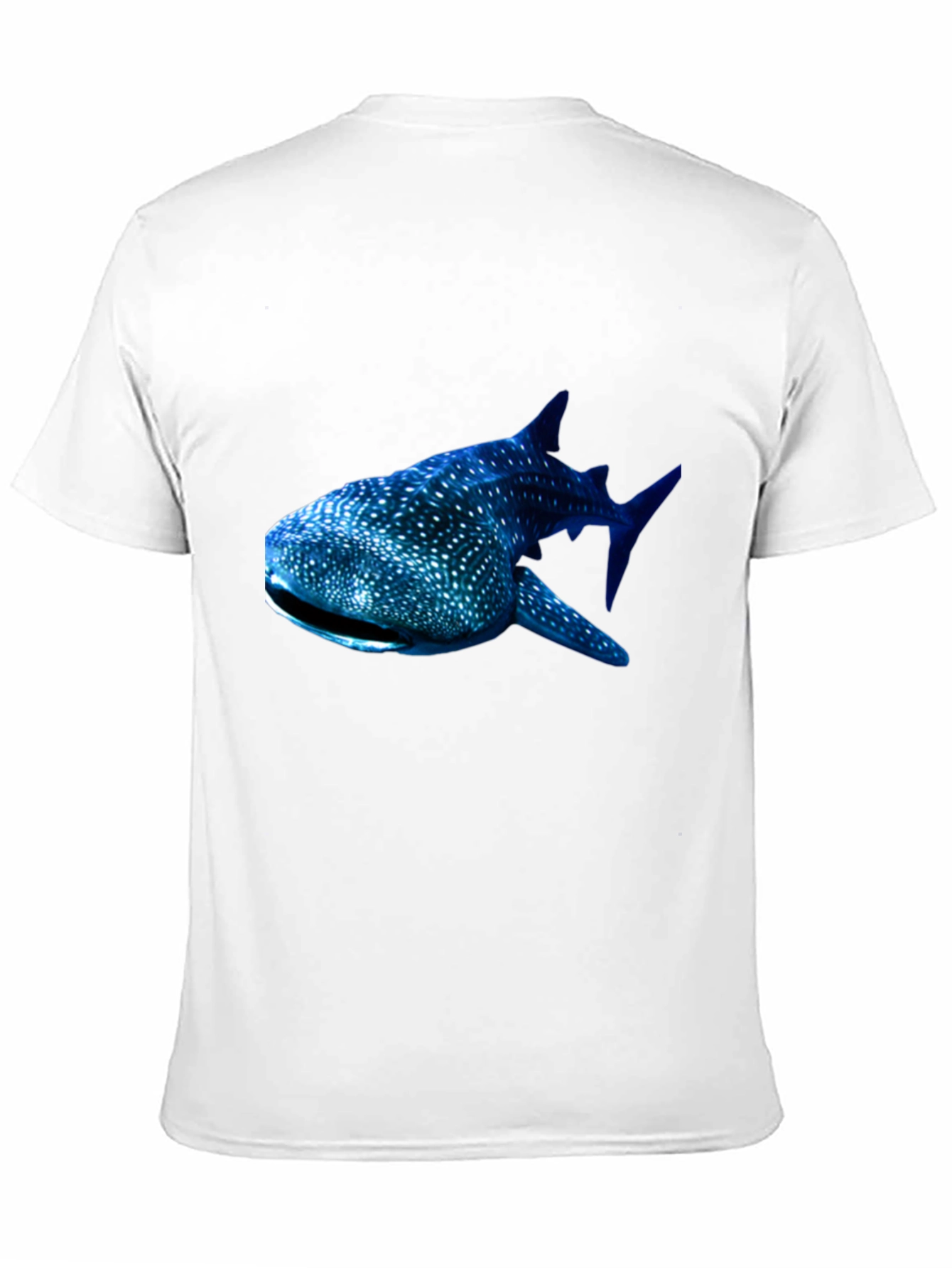 Whale Shark Graphic Tee - Black Cotton T-Shirt