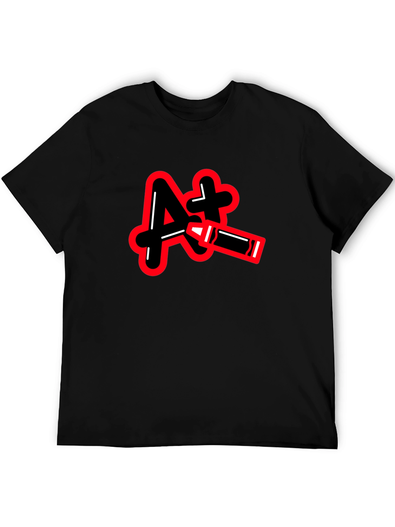 A+ Teacher T-Shirt Funny Grading Graphic Tee