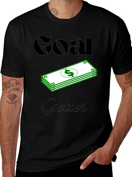 Goal Getter Graphic T-Shirt - Black