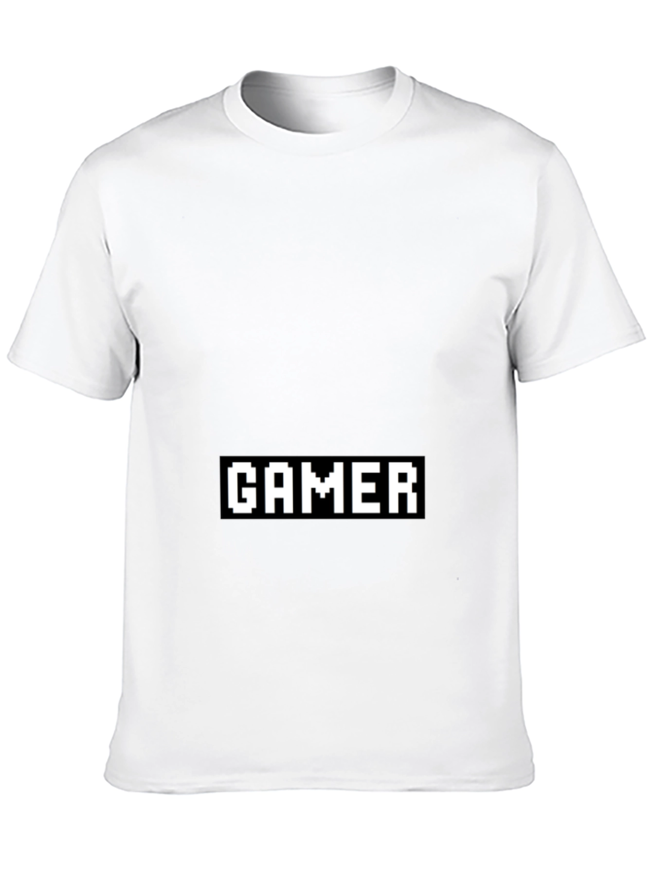 Pixel Gamer Black T-Shirt - Retro Gaming Style