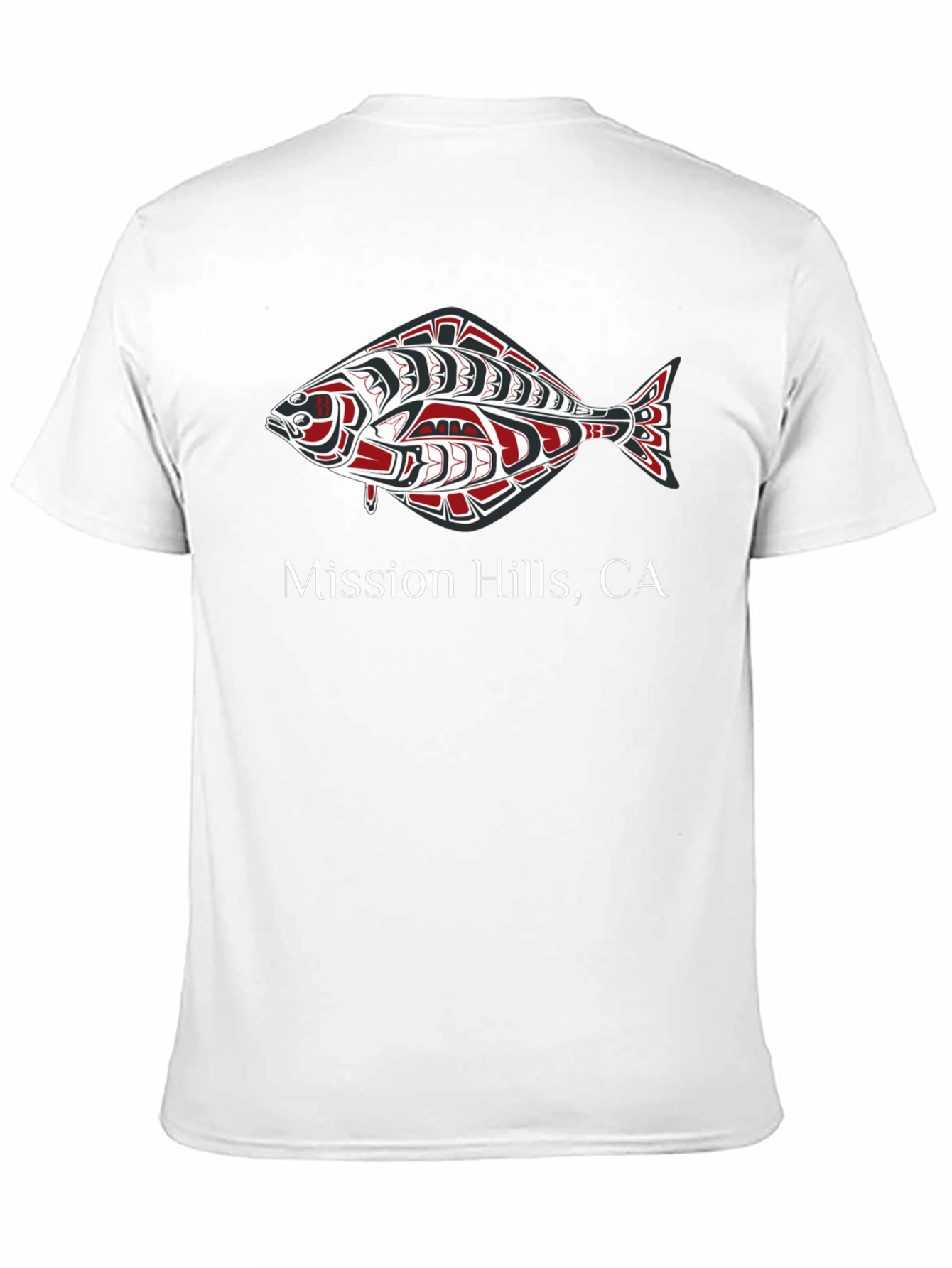 Mission Hills CA Fish Graphic T-Shirt