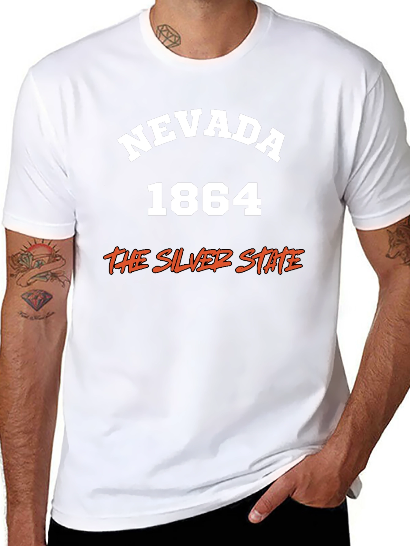 Nevada 1864 T-Shirt - The Silver State Tee