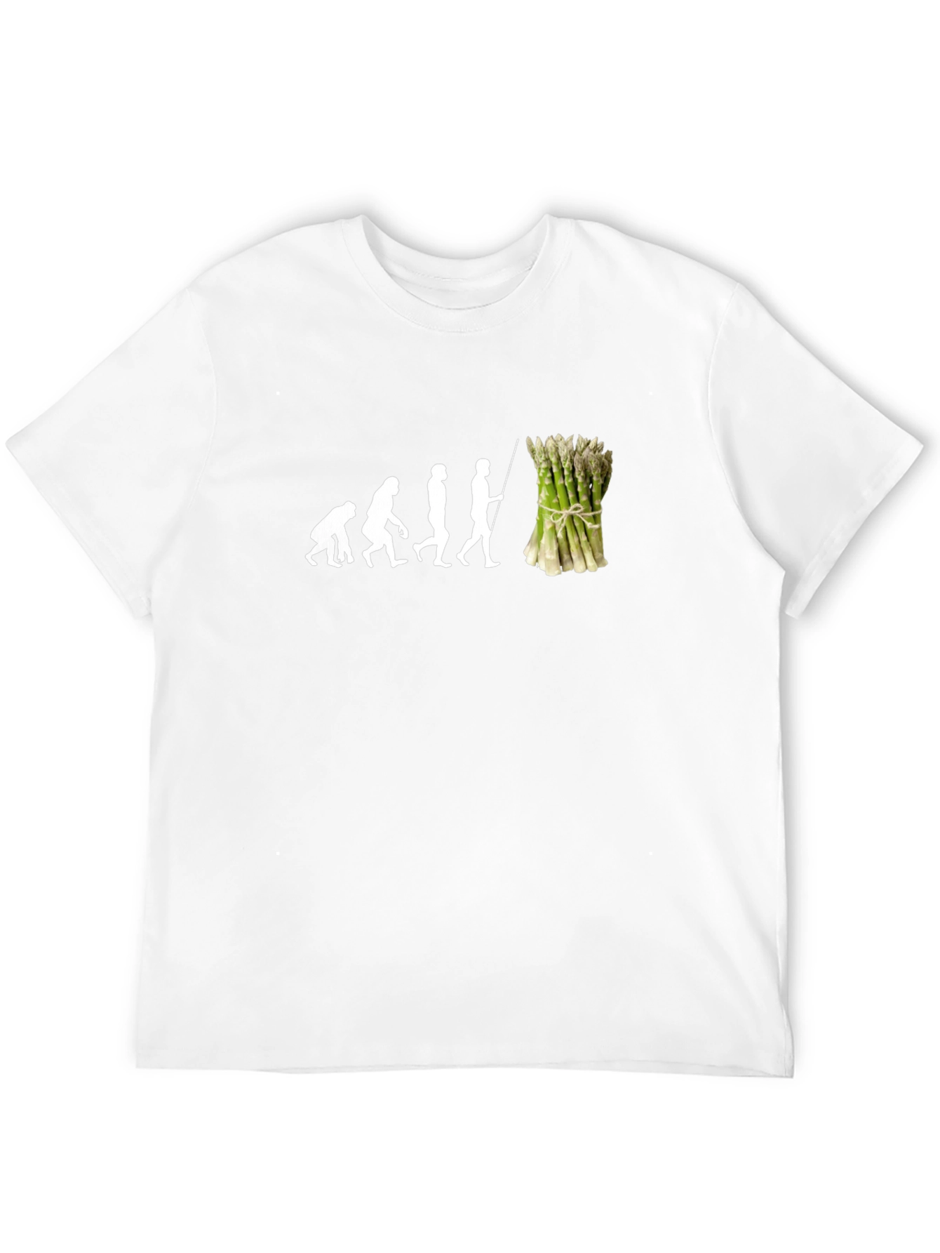 Evolution of Man Asparagus Funny T-Shirt