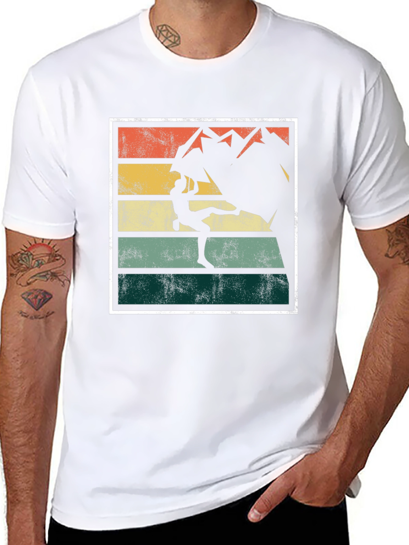 Retro Climbing Graphic Tee