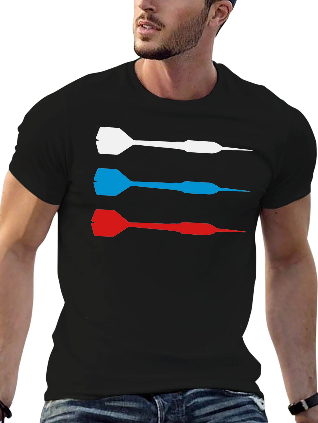Dart T-Shirt - Red White and Blue Target Tee