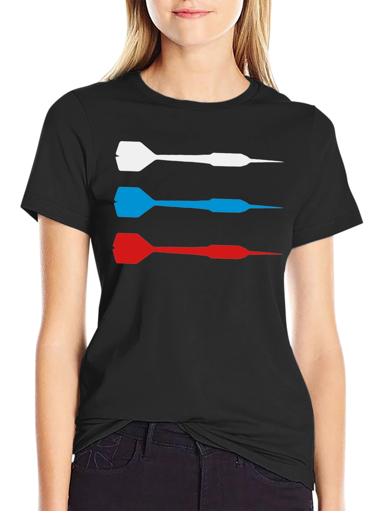 Dart T-Shirt - Red White and Blue Target Tee