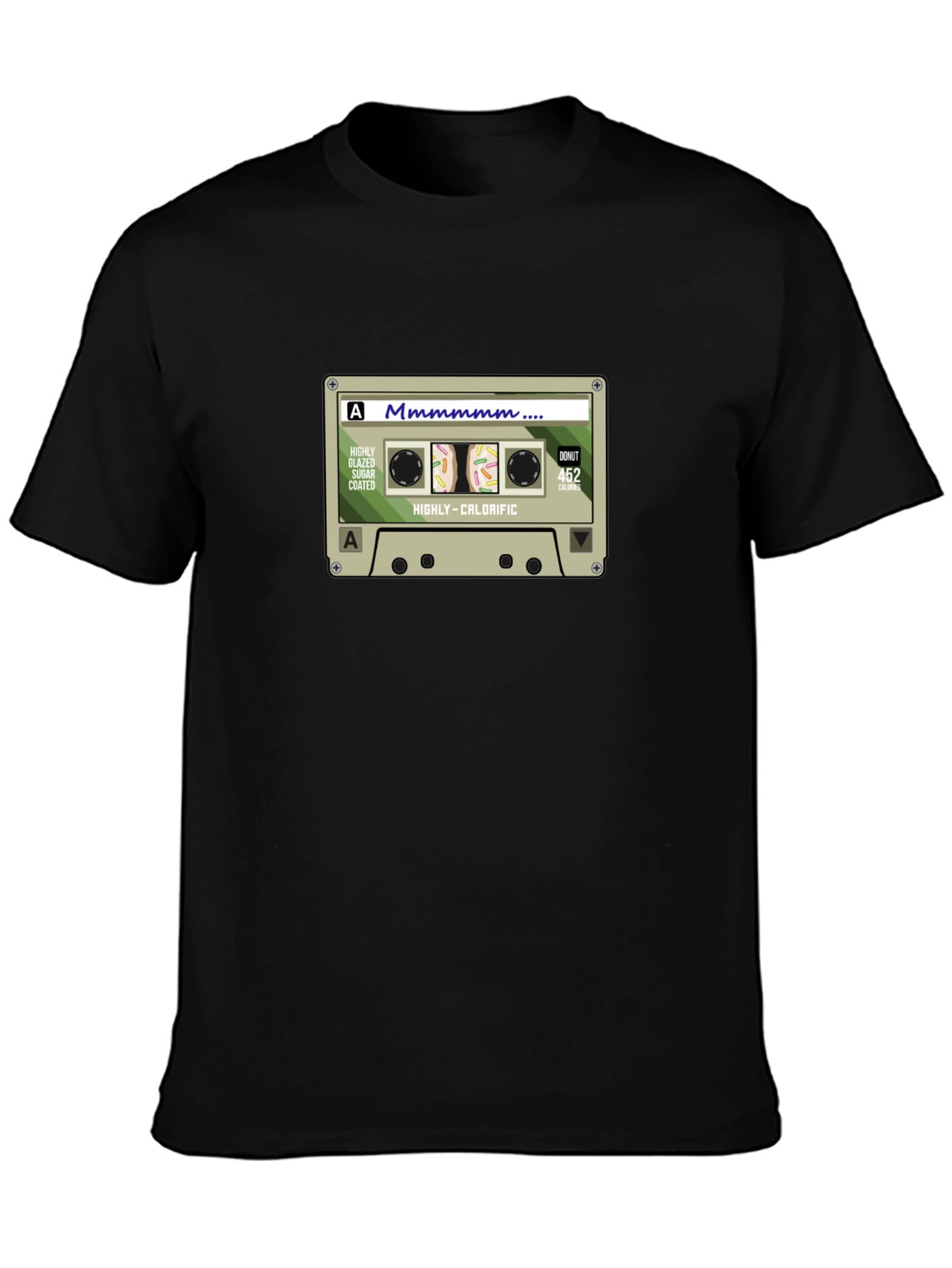 Mmmmmm Donut Cassette T-Shirt - Highly-Calorific