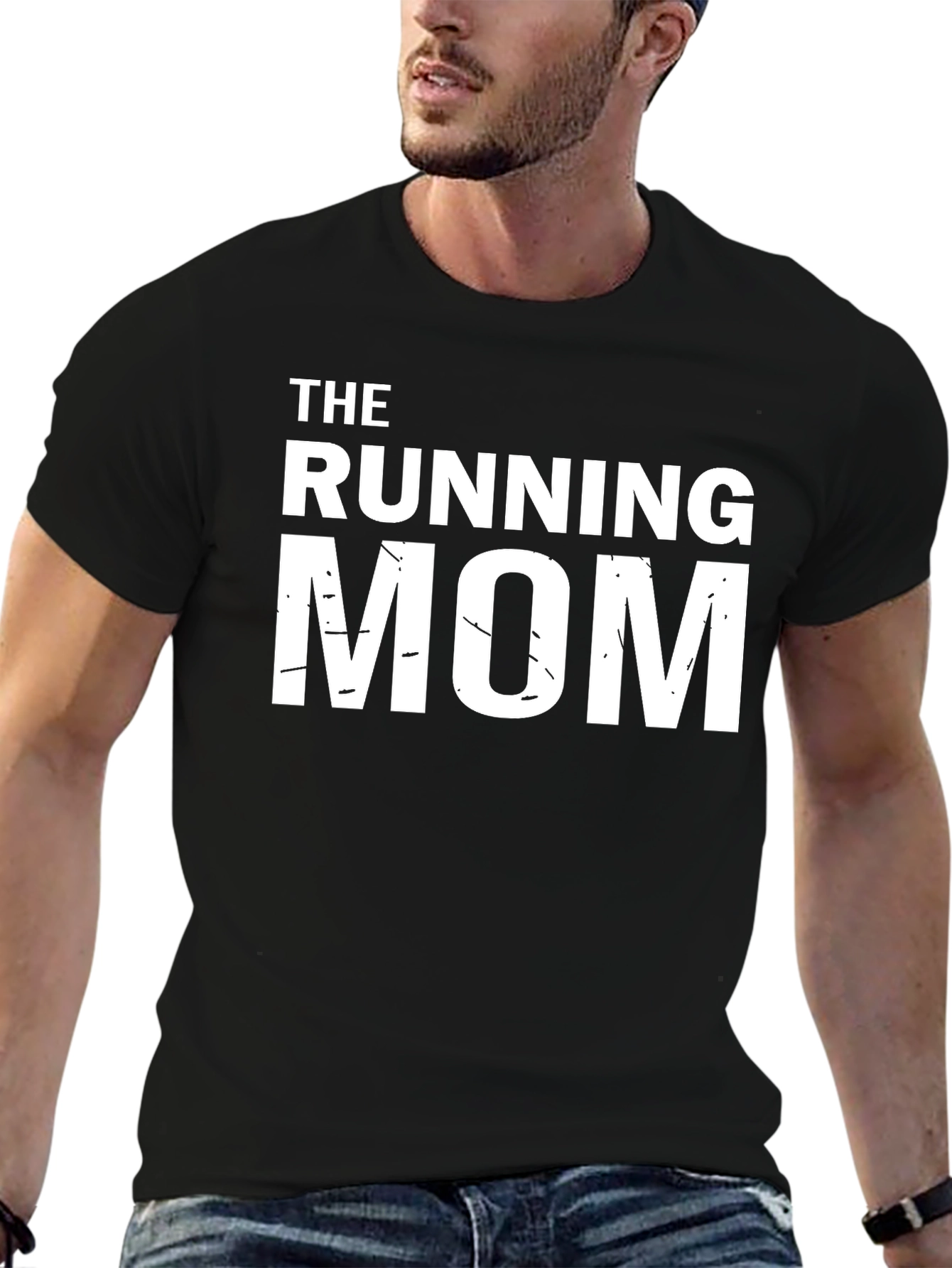 The Running Mom Black T-Shirt
