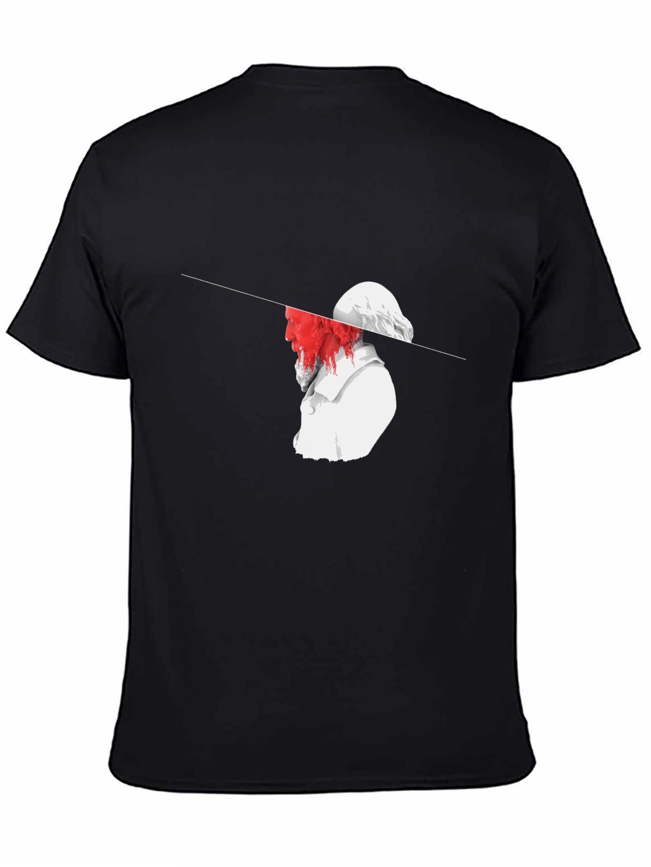 Abstract Statue Graphic T-Shirt