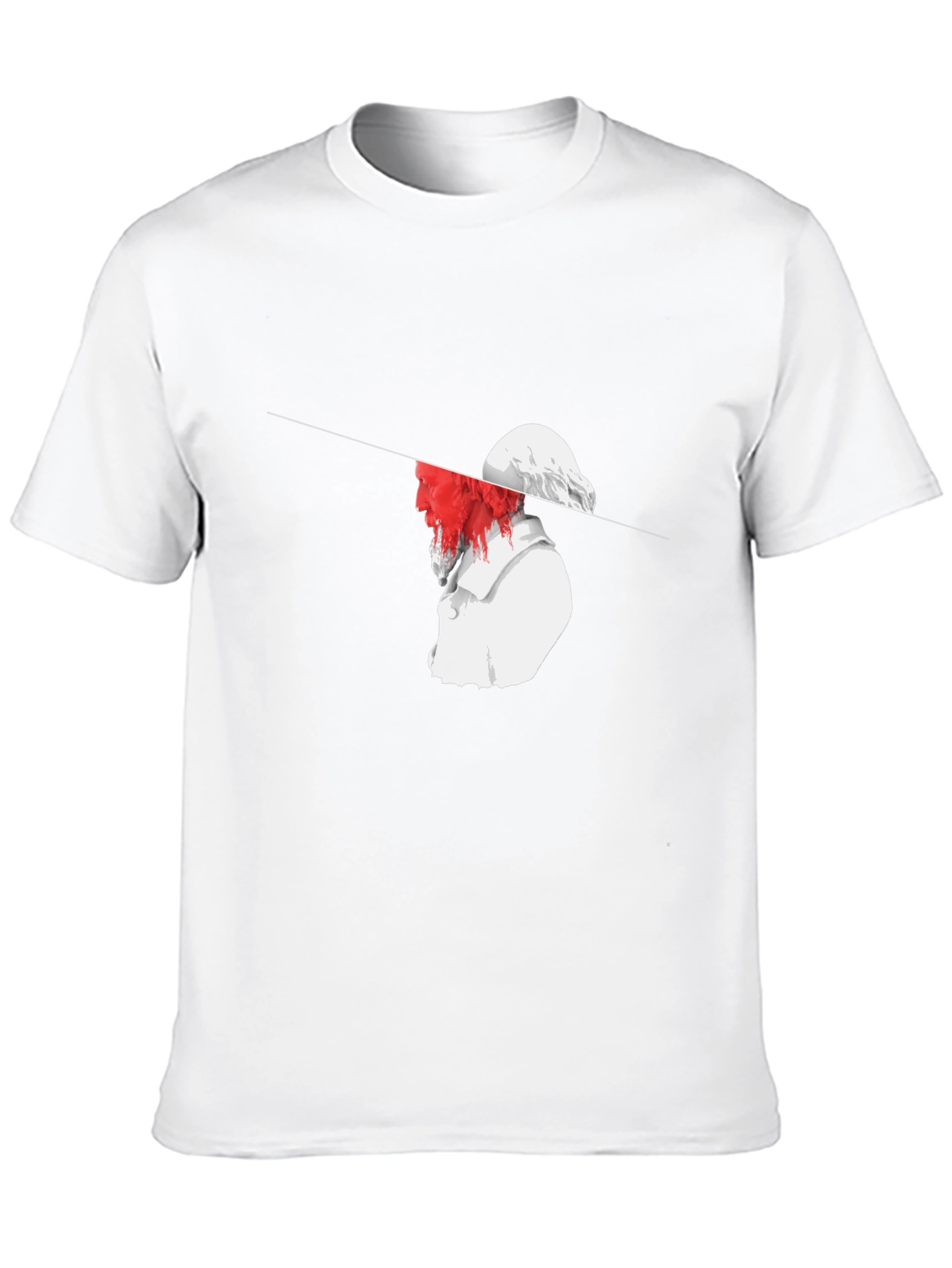 Abstract Statue Graphic T-Shirt