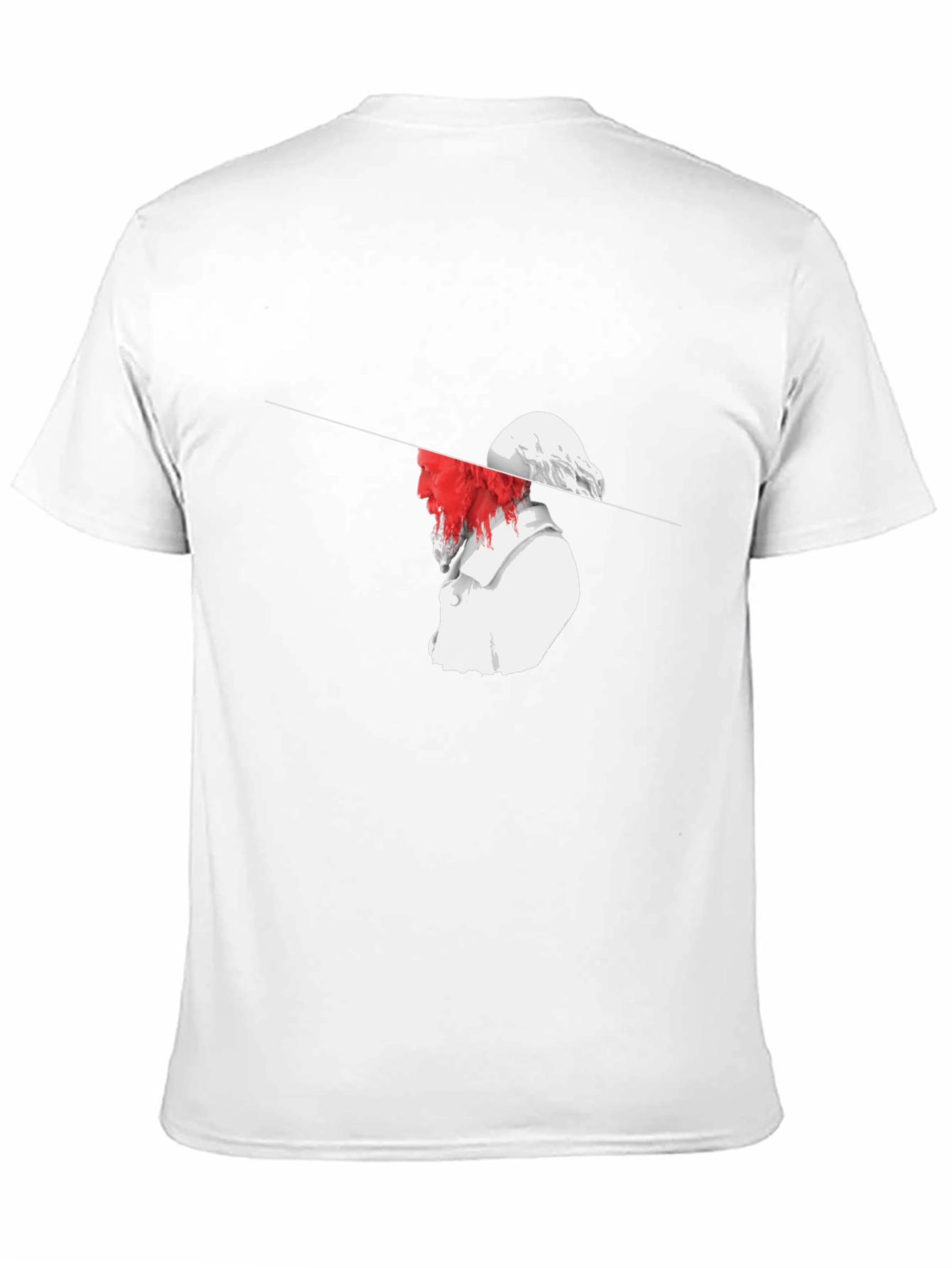 Abstract Statue Graphic T-Shirt