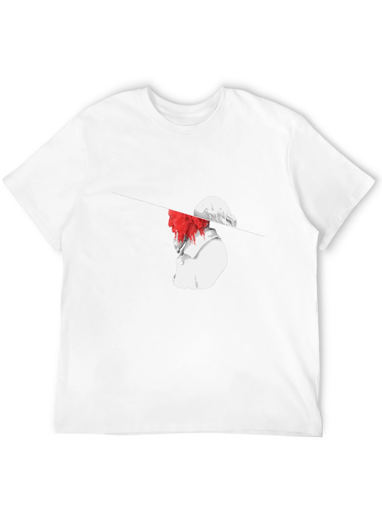 Abstract Statue Graphic T-Shirt