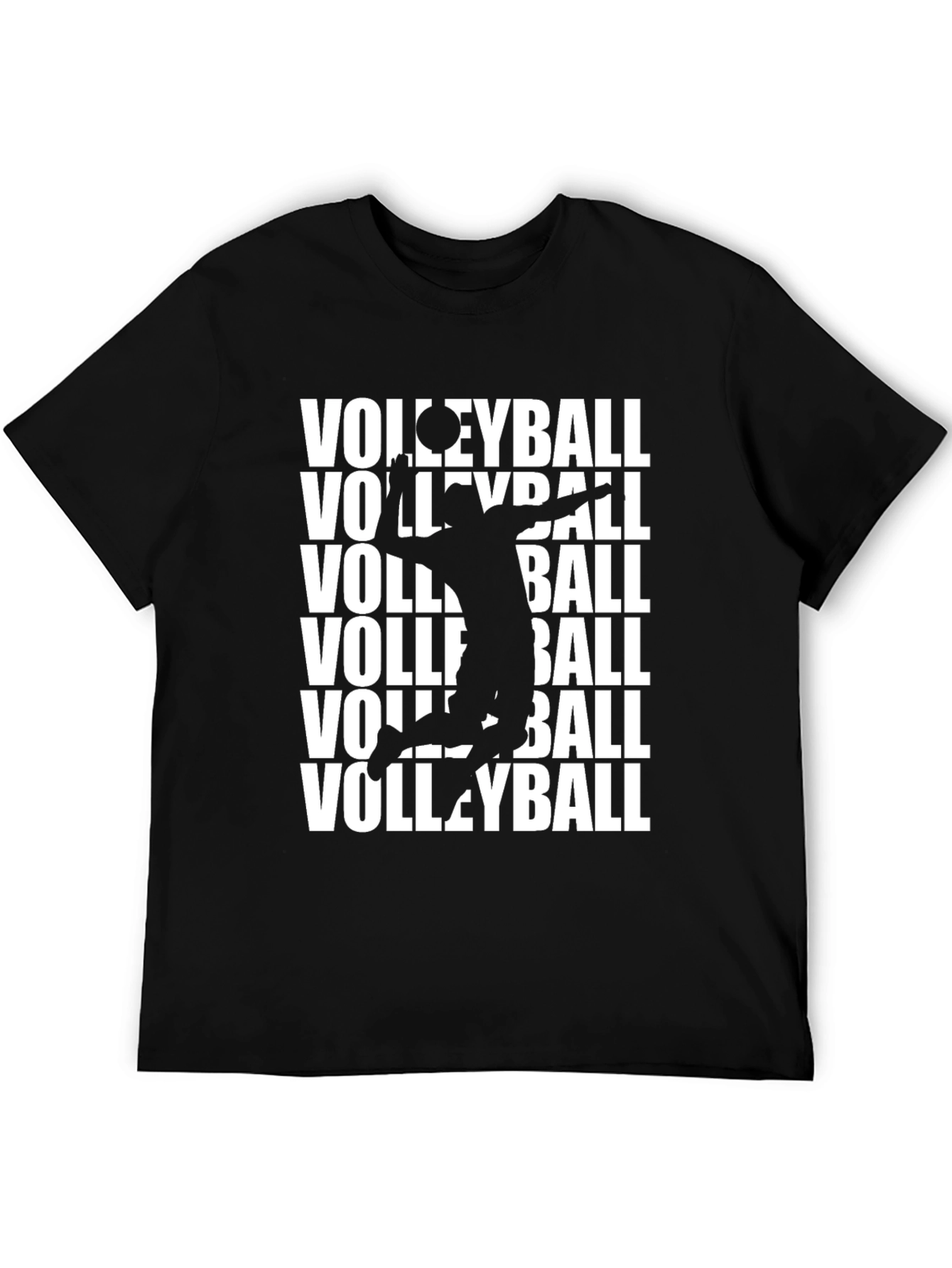 Volleyball Player Graphic Print T-Shirt