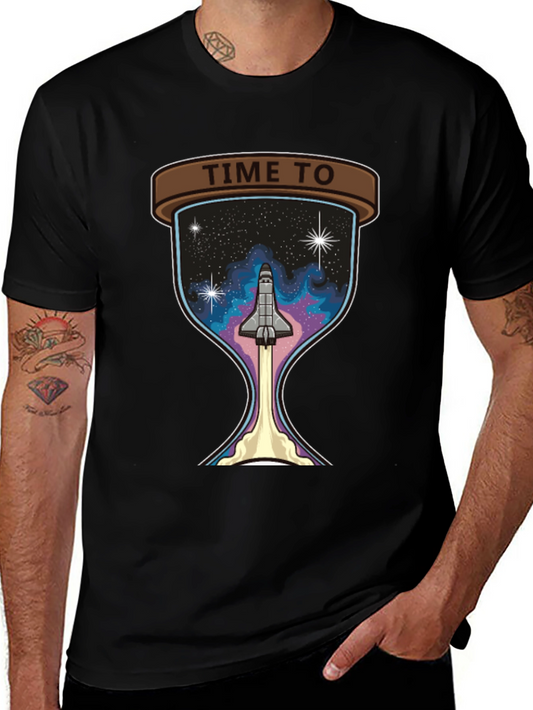 Time To Launch Space Shuttle Graphic Tee