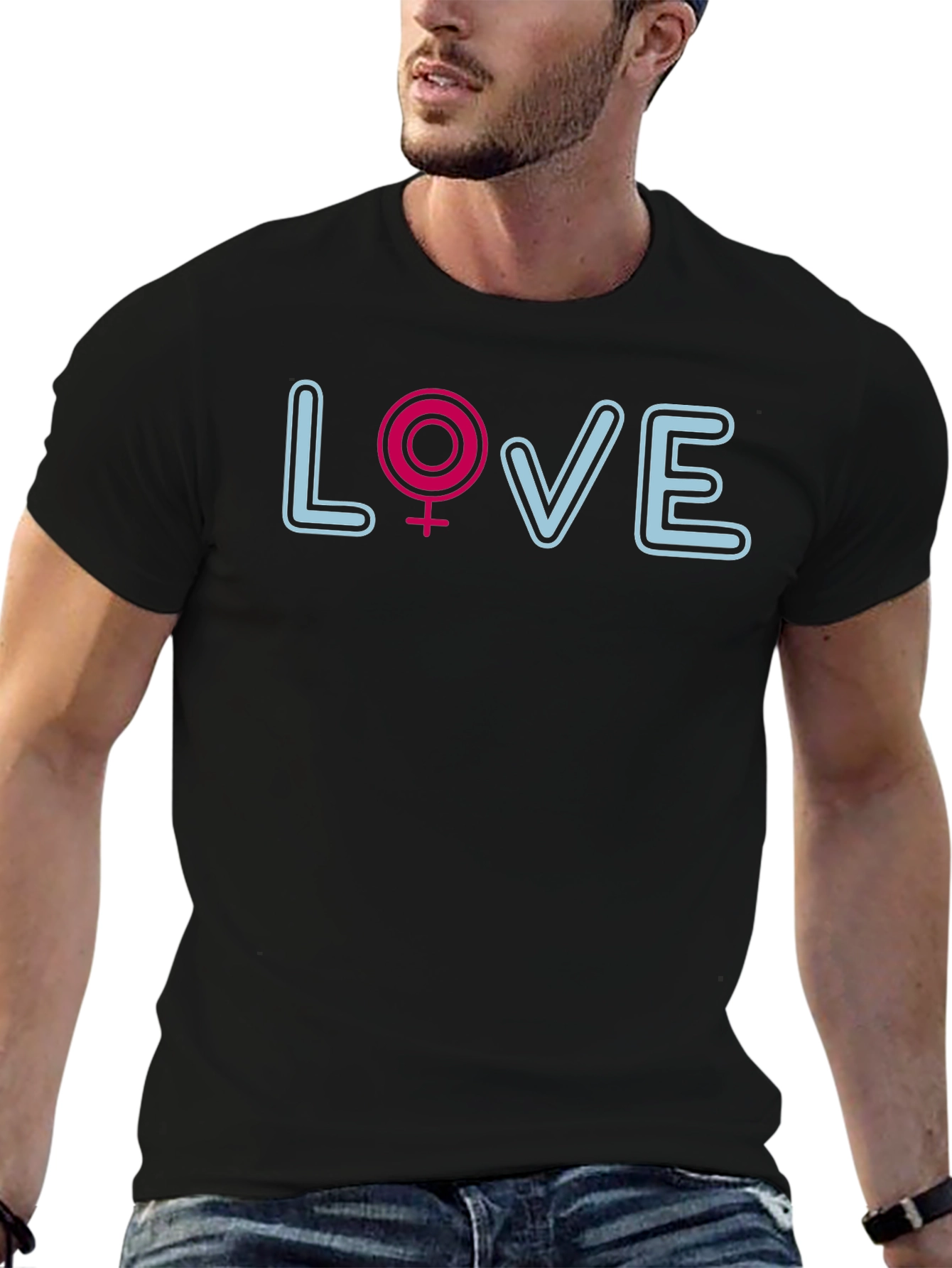 Love Venus Symbol Graphic T-Shirt