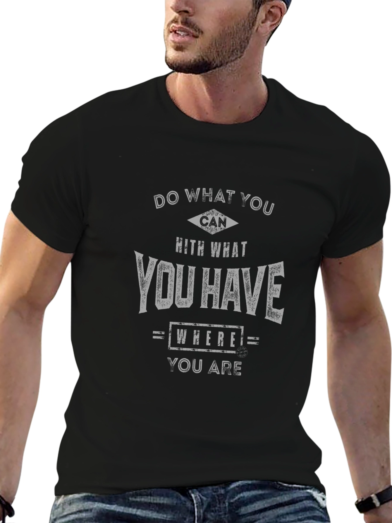 Inspirational Graphic Tee - Do What You Can T-Shirt
