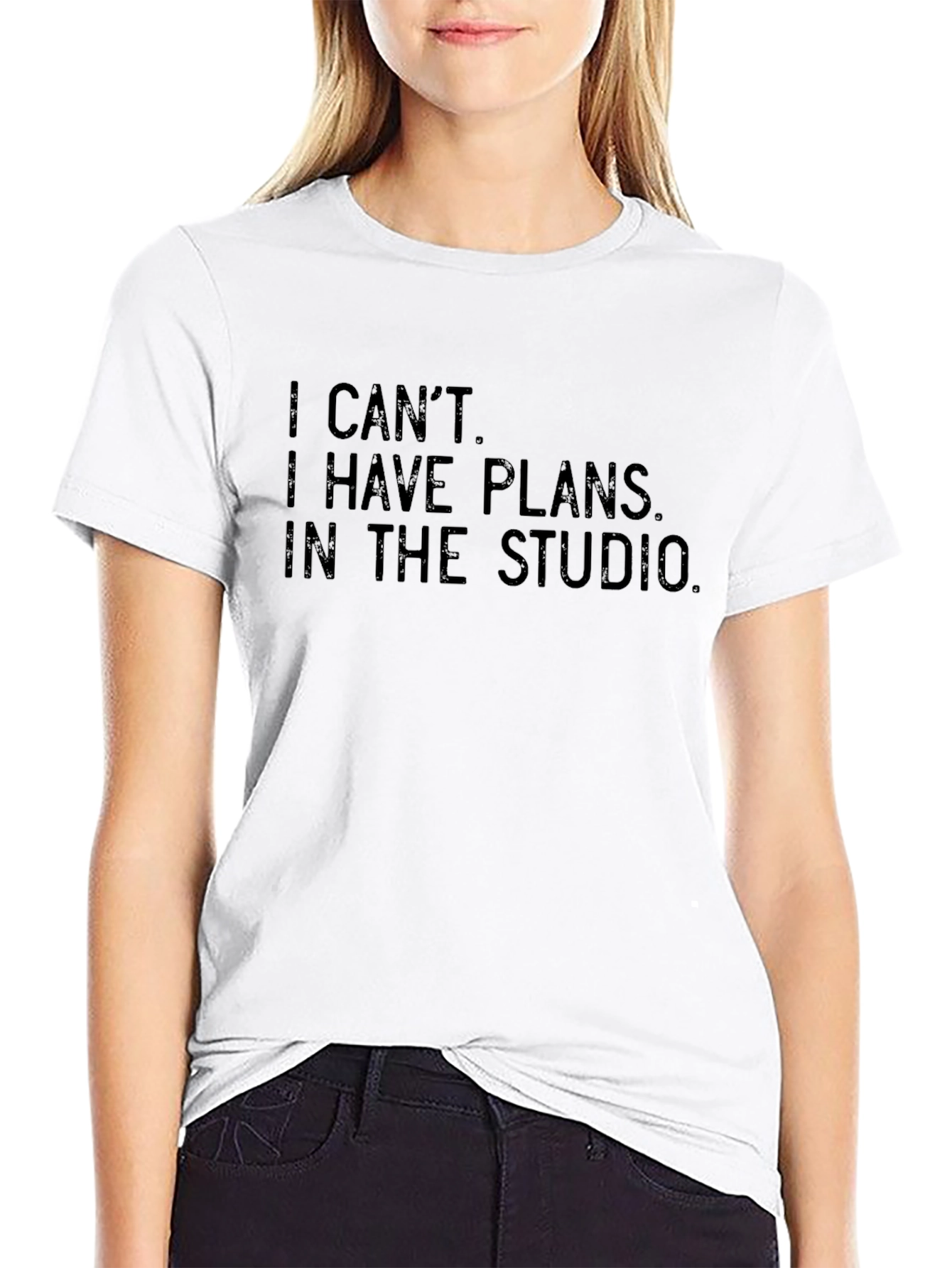 Studio Plans Graphic Tee - Soft Black T-Shirt