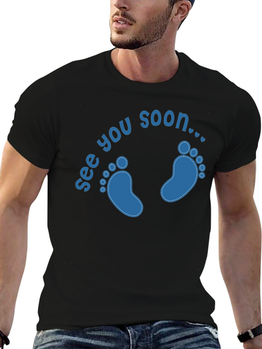 See You Soon Baby Feet T-Shirt - New Arrival