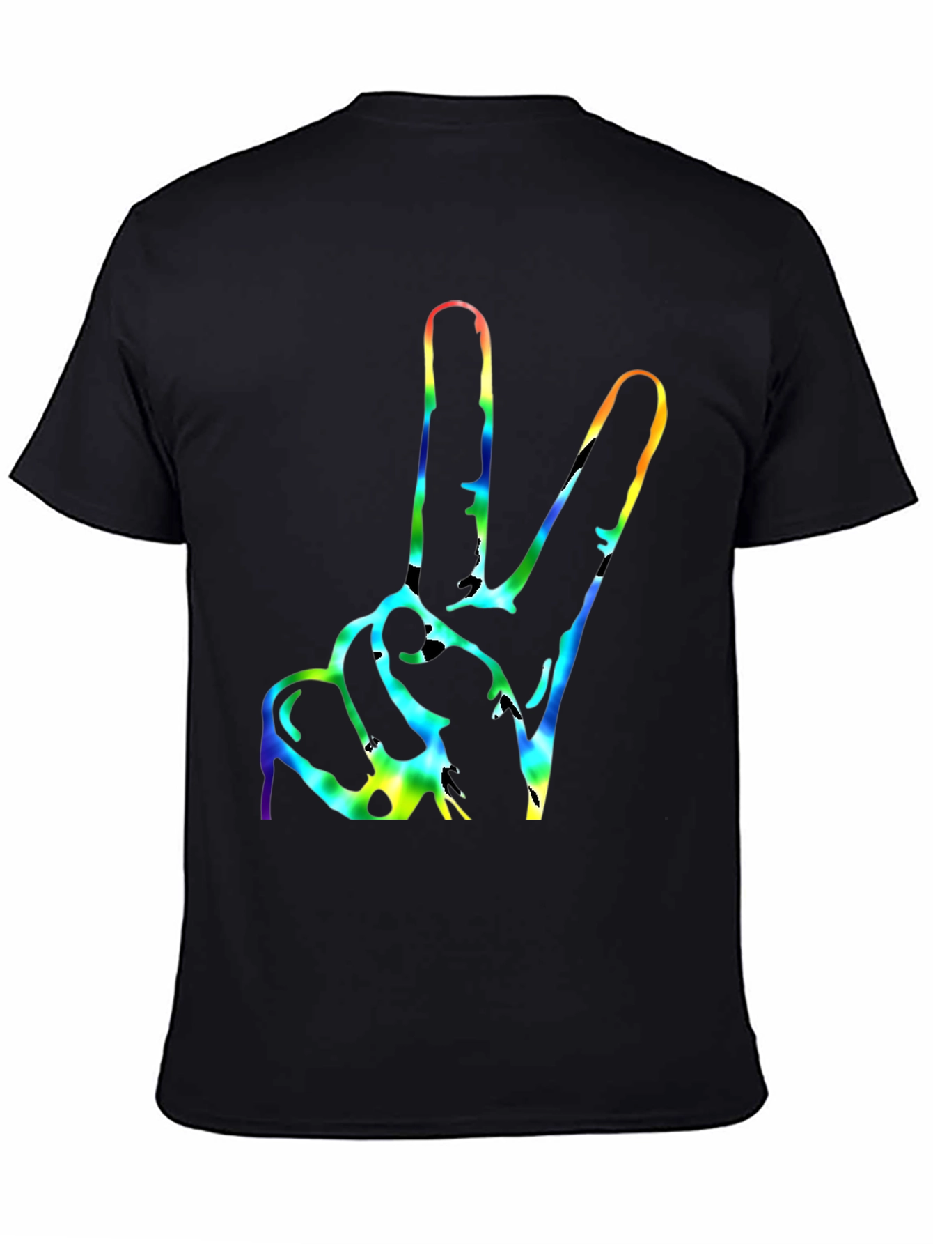 Peace Sign Tie Dye Graphic T-Shirt