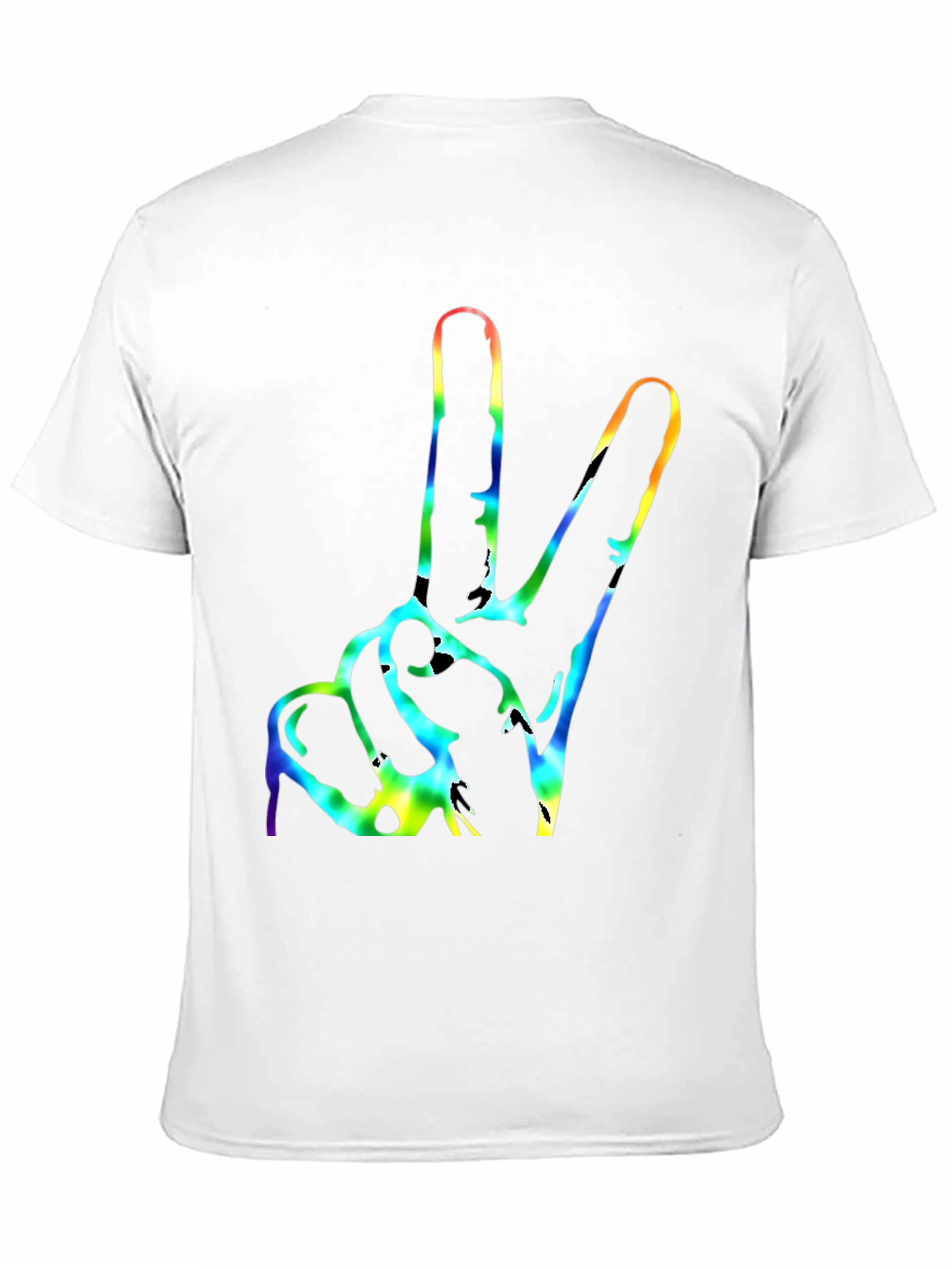 Peace Sign Tie Dye Graphic T-Shirt