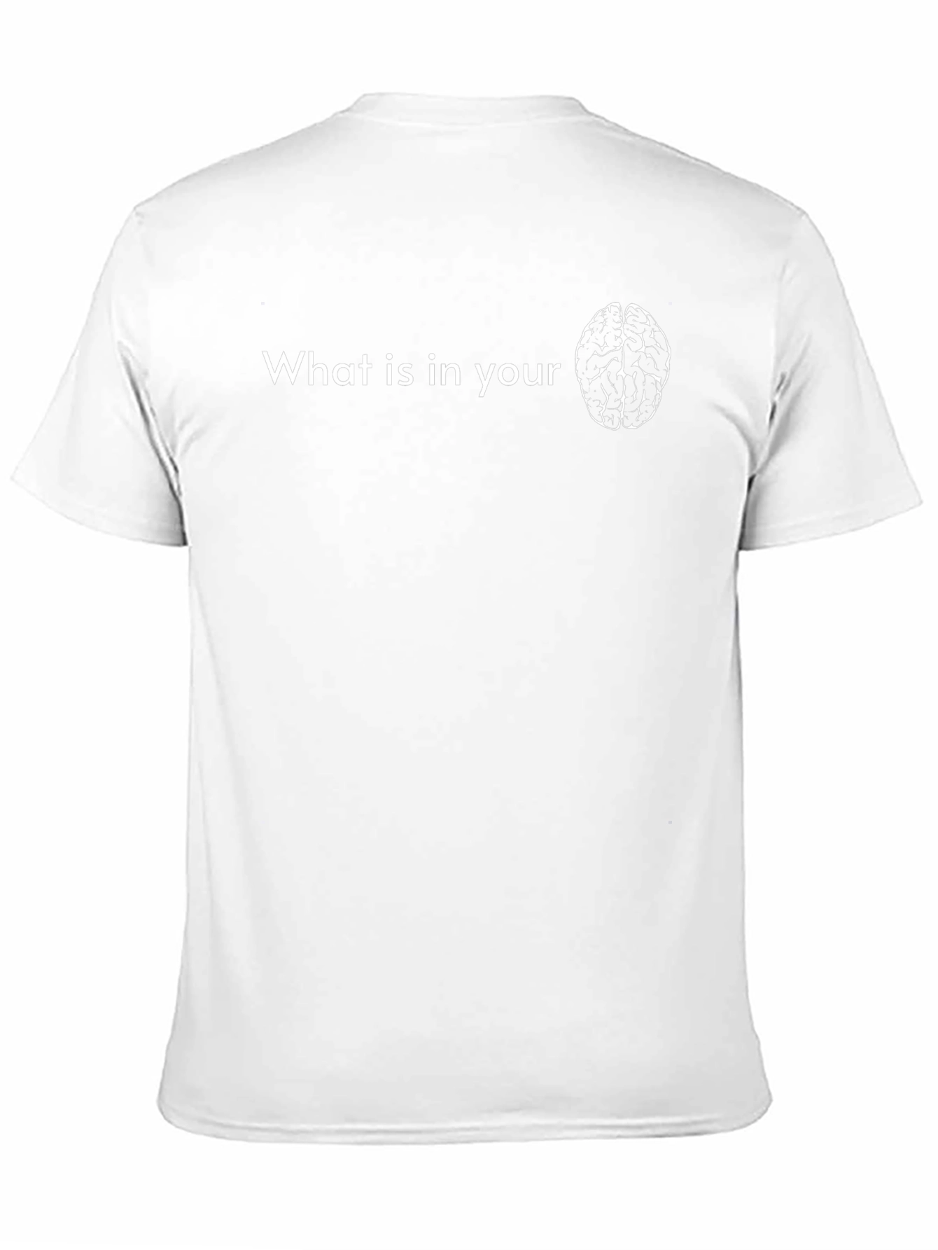 Whats In Your Brain? Graphic Tee - Black
