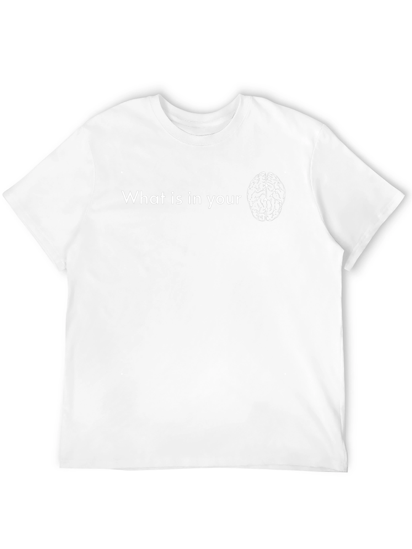 Whats In Your Brain? Graphic Tee - Black