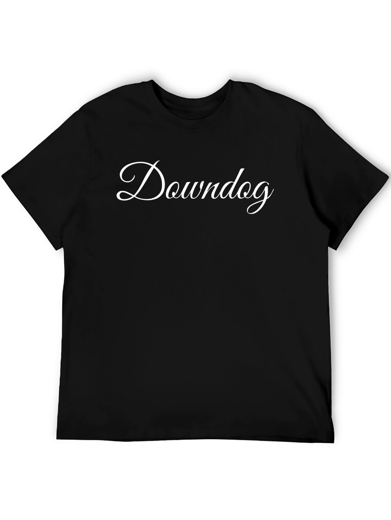 Down Dog Black Tee - Yoga Lovers T-Shirt